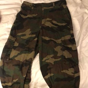 Forever 21 camo cargo pants